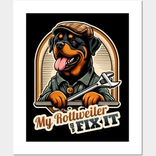Mechanic Rottweiler Posters and Art